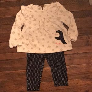 Penguin & snowflake set